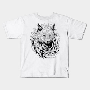 Wolf Head Kids T-Shirt